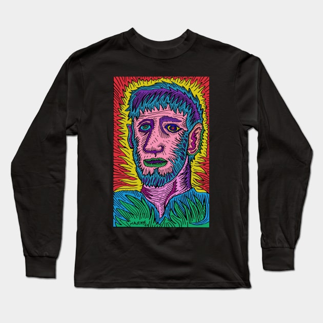 Dude Long Sleeve T-Shirt by Majenye